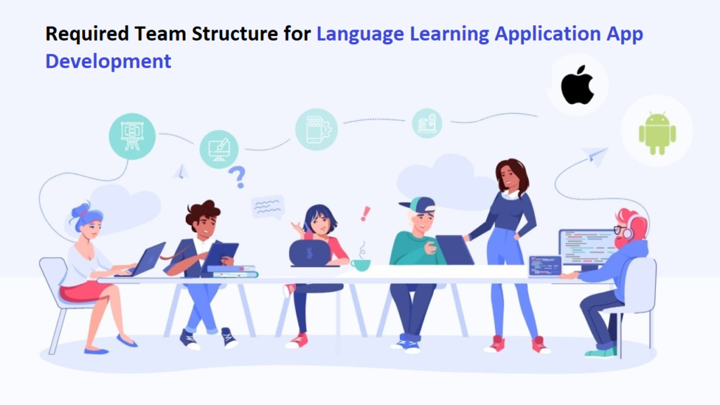 Required Team Structure for Language Learning Application App Development